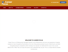 Tablet Screenshot of careerfocus.in